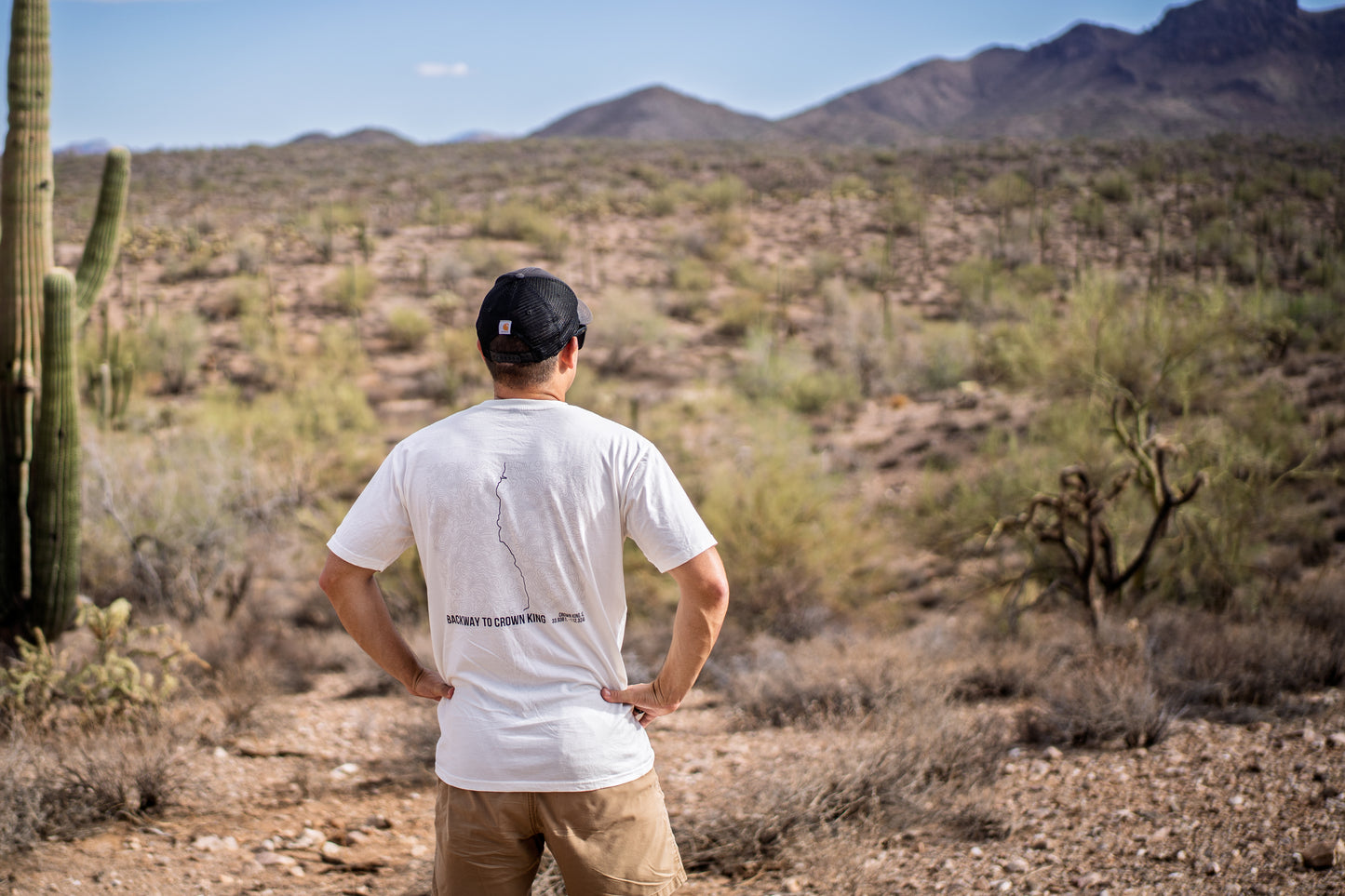 Backway To Crown King Trail Map T-Shirt – Trail Series Off-Road