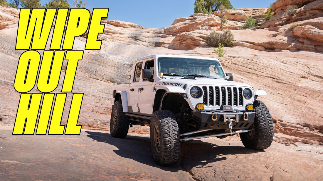Tackling Wipe Out Hill Solo - Moab, UT