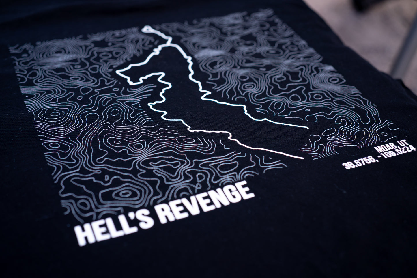 Hell’s Revenge Trail Map T-Shirt – Trail Series Off-Road