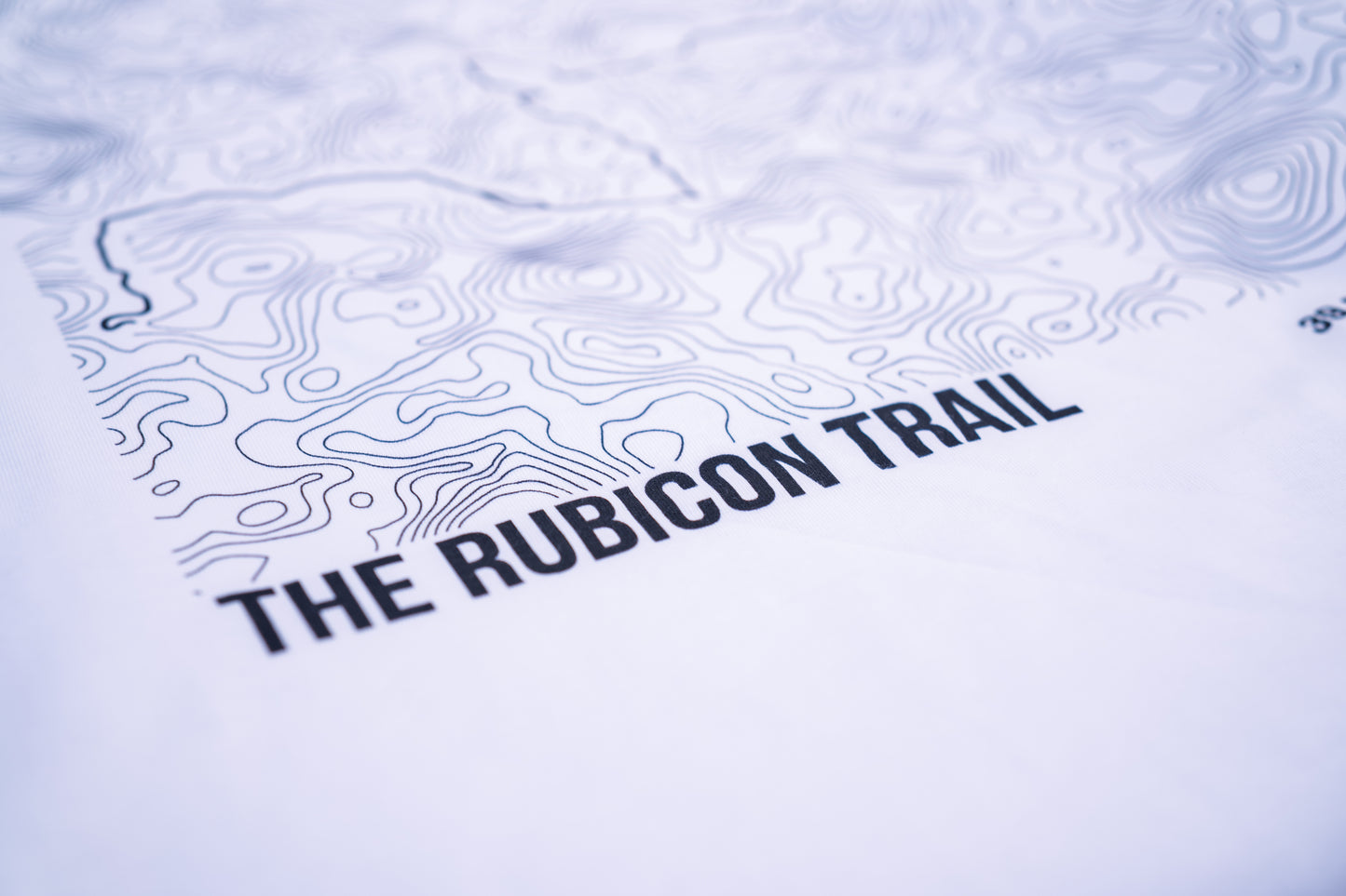 Rubicon Trail Map T-Shirt – Trail Series Off-Road