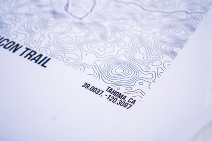 Rubicon Trail Map T-Shirt – Trail Series Off-Road