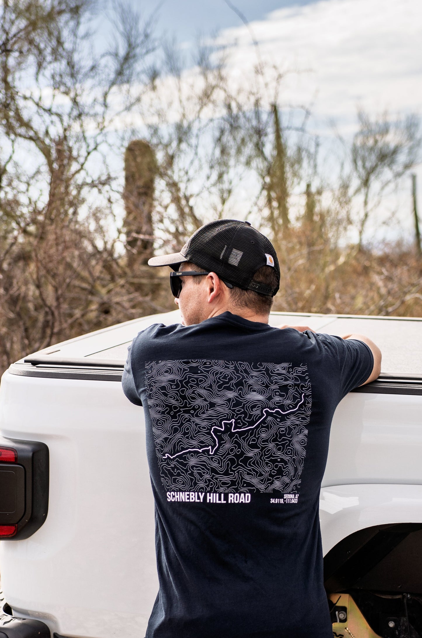Schnebly Hill Trail Map T-Shirt – Trail Series Off-Road