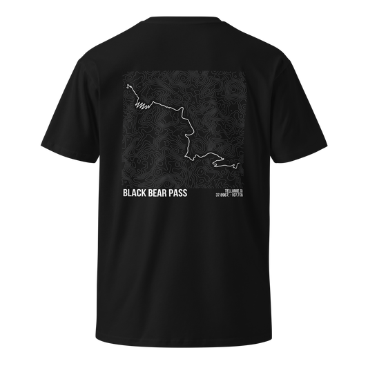 Black Bear Pass Trail Map T-Shirt – Trail Series Off-Road