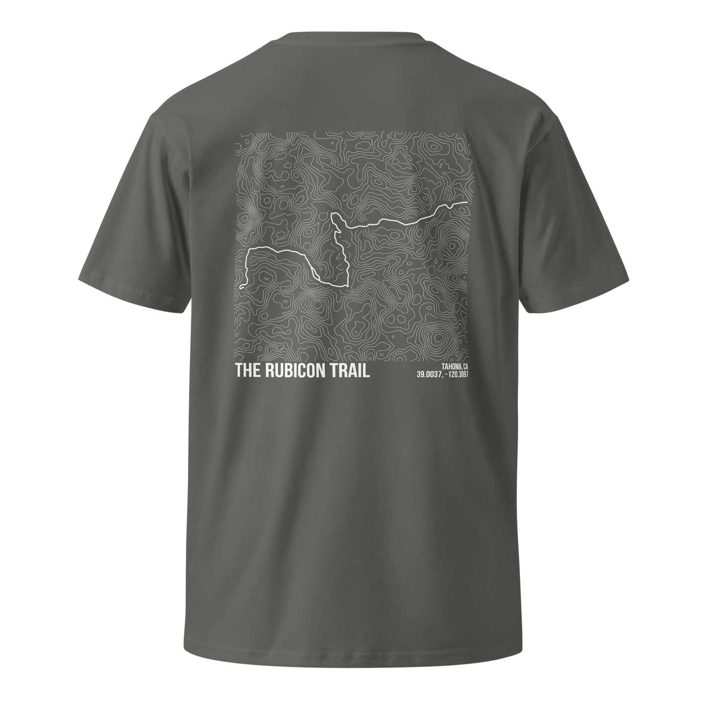 Rubicon Trail Map T-Shirt – Trail Series Off-Road