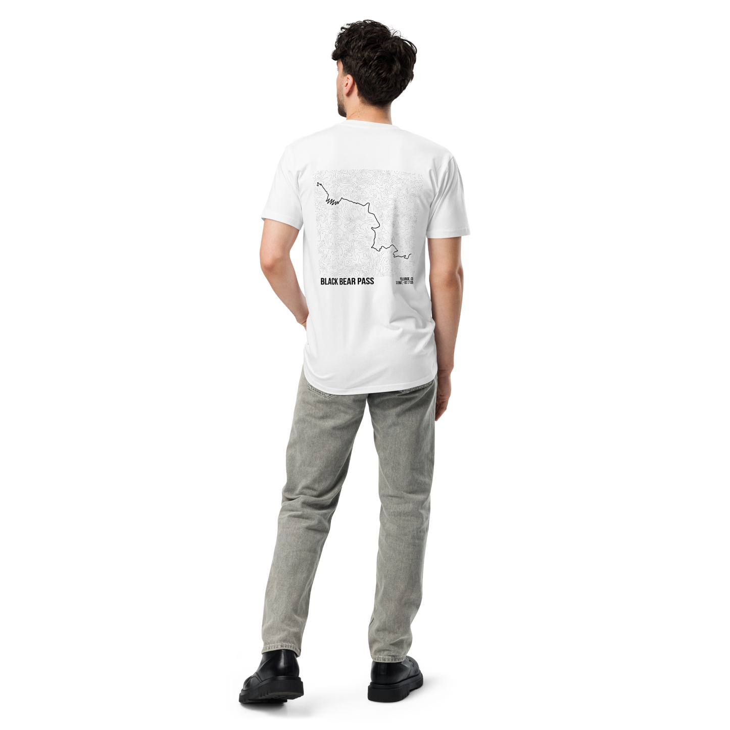 Black Bear Pass Trail Map T-Shirt – Trail Series Off-Road