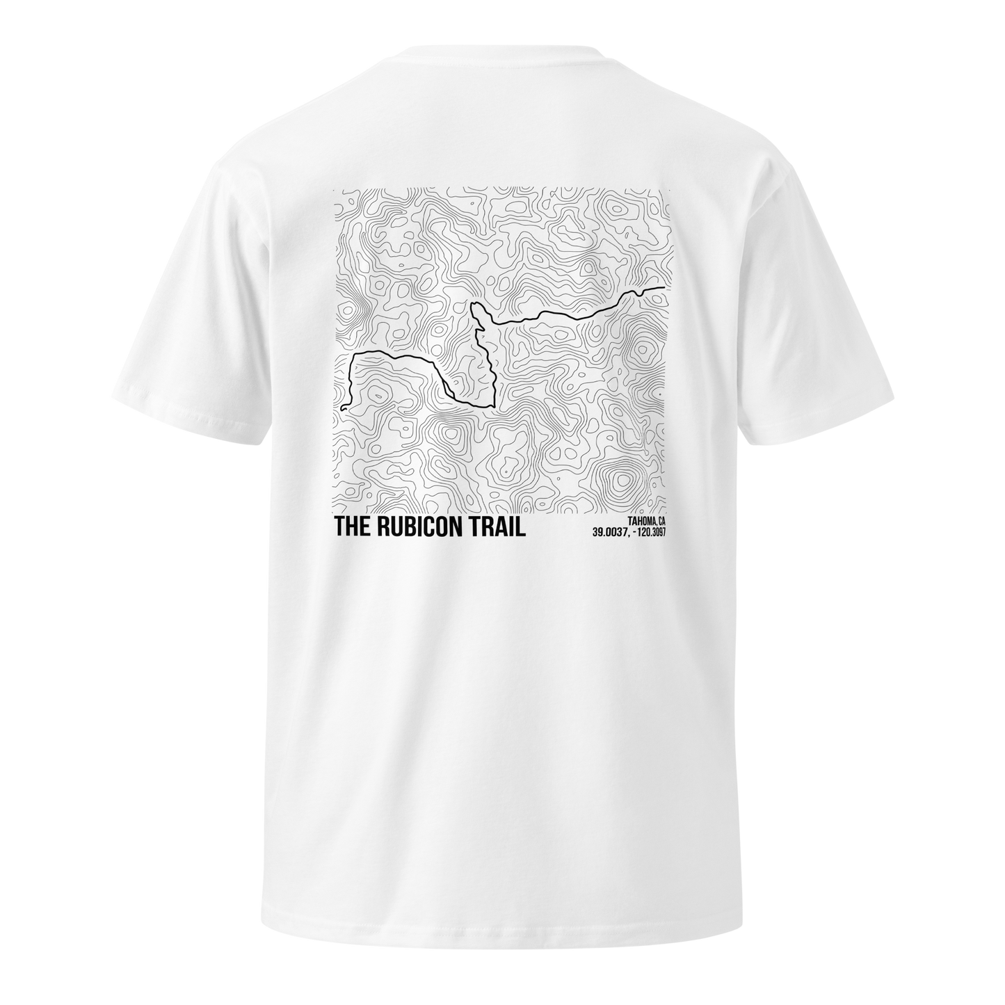 Rubicon Trail Map T-Shirt – Trail Series Off-Road